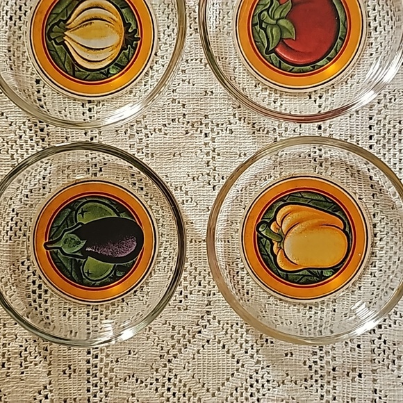 Set of 4 Glass Coasters - Picture 2 of 9